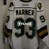 Real Men Real Full Embroidery # 93 Mitch Marner London Knights OHL Authentic Third Edge 2.07287 ou personnaliser tout nom ou numéro de hockey Jersey