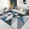 thick rugs for living room nordic Geometric table Lounge door room non-slip area soft carpets bedroom dining home decoration rug 220125
