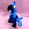 J.G Chen 2pcs / lot 30CM Nouveau Rio 2 Film Cartoon Jouets En Peluche Bleu Perroquet Blu Bijou Oiseau Poupées Cadeaux De Noël Pour Enfants En Peluche Jouet LJ200902