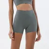 Yoga-Shorts, einfarbig, hohe Taille, Yoga-Hosen, Fitnessstudio-Kleidung, Damen-Leggings, Hüftheben, Laufen, Fitness, elastische Sport-Shorts, Höschen