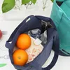 Płócienne torba na lunch Kobiety dla dzieci chłodne pudełko na lunch torebka Wodoodporna termiczna torby owocowe owocowe torby piknikowe