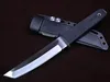 New Classic 17T Tanto Point Blade Knife Outdoor Camping Hiking Survival Coltelli dritti con guaina in ABS K