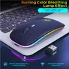 2,4 ГГц беспроводной мышиной мыши Bluetooth Mouse Silent USB PC MAUSE Перезаряжаемая эргономическая оптическая мыши для ноутбука HOT1