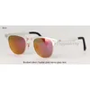 2021 Высочайшее качество Ретро настоящие алюминиевые солнцезащитные очки Мужчины Женщины Бренд-дизайнер gafas uv400 Club Солнцезащитные очки Оттенки lunette oculo sunglas1078218