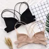 Women Lingeries Sexy Deep V French Style Soft Women Bras Back/Front Clasp Lace Lightweight Breathable Underwear