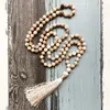 Chaînes Romantique Rose Collier Collier Cadeau Pour Elle 108 Perles Énergie Sunstone Mala Boho Noué Yoga Bijoux Femmes1