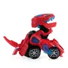 Transformacja Dinozaur LED Transform Toy Automatic Dino Transformer dla dzieci 3+ lata 220218