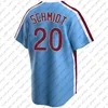 Philadelphia 7 Trea Turner Phillies Maglia da baseball Bryce Rhys Hoskins Harper Aaron Nola Alec Bohm Maglie Kyle Schwarber Nick Castellanos JT Realmuto Mike Schmidt