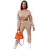 Roupas de primavera para mulheres tracksuits moda dois pedaço conjunto moletom com capuz sexy wholesale itens k8703