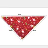 Lot de 50 piezas de 50 piezas Lot de perros de perros navideños Pet Collar Bandanas Pet Bandanas Buff Buff Tada Y01258o