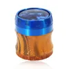 metal herb grinder zinc alloy&plastic splicing 4 layers 63mm imitation wood plastic grinders smoking accessaries