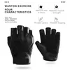 Halve Vinger Gym Handschoenen Fitness Gewicht Lifting Handschoenen Body Building Training Sport Oefening Sport Workout Glove voor Mannen Vrouwen Q0108