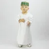 Jubba Thobe chłopcy islamska odzież dzieci muzułmańskie Thobe arabskie Abaya szaty dla chłopca Kaftan Islam ubrania dla dzieci maluch 1-3 Years212f
