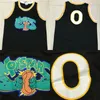 Basketball Jerseys Alien 0 Space Jam Movie Basketball Jersey Monstars Tune Squad Black 100% Stitched Alien Movie Basketball Shirts Mix Order