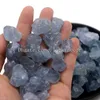 1000g Natural Blu Celestite minerale cristallo di quarzo Bulk grezzo di pietra Ghiaia Healing Gemstone Raw Rocks per i mestieri, decorazione domestica, Fontana