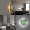 lighted digital wall clock