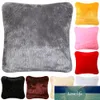 1x Plush Throw Pillow Cases Shaggy Soft Chair Sofa Cushion Cover Home Bedroom Livingroom Pillow Cover Fluffy Faux Fur 43x43cm