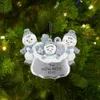 2020 Quarantine Christmas Decoration DIY Personalized Snowman Christmas Tree Hanging Ornament Pendant For Family Blessings