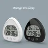 Desk Table Clock Digital IP24 Waterproof Wall Hanging Stand Clocks With Suction Cup Humidity Temperature Timer Thermometer Hygrometer Kitchen Bathroom ZL0362