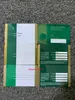 Carte de sécurité verte personnalisée 2020, carte de garantie à motif imprimé, numéro de série, étiquette d'attention de garantie