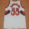 Vintage Dikembe 55 Mutombo Jersey Mode Tous 1 Mutombo Chemise Uniforme Équipe Rouge Bleu Blanc Noir Cousu 1156452