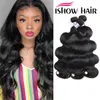 Ishow Mink Peruvian Body Straight Loose Deep Water Human Hair Bundles Unprocessed Human Hair Extensions Peruvian Body Hair Weave Bundles