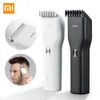 Xiaomi Mi Enchen Boost USB Máquina de cortar cabelo elétrica Cortador de cerâmica de duas velocidades Carregamento rápido Aparador de cabelo