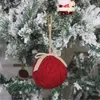 2020 Árbol de Navidad esponjoso Decoraciones de globos de nieve Adornos colgantes para árboles de Navidad XD21034 en 3 colores Rojo Verde Blanco