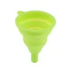 Imbuto pieghevole flessibile in silicone igienico pieghevole telescopico pieghevole imbuto a collo lungo portatile utensili da cucina per riempimento di liquidi VT4913868