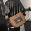 Luxe Portemonnee Designer Heren en Dames Crossbody Bag Schoudertassen Hoge Kwaliteit Gray Brown Color Unisex Lederen Handtassen