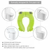 Travel Portable Folding Potty Training Toilet Seat Cover, Non Slip Silicone Pads, Suitable for Kids Baby Boys and Girls LJ201110