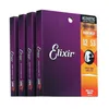 6pcs/set elixirアコースティックギターストリング音楽ワイヤーリン青銅色のシェード12002,12052,12000,11002,11025,11027,11052,16002,16027,16052,16102,16077,14077、ECTECT