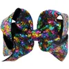 Girl Pure Color Side Clip Fashion Hair Accessories Children Sequins Big Bow Hairpin 29 Colors 8 Inches Hot Sale 4 15zm J2