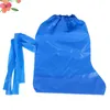Einwegbezüge 1 Paar Schuhabdeckung Praktische wasserdichte nützliche rutschfeste für den täglichen Gebrauch (durchschnittliche Größe, blau)