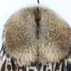 Натуральная овечья кожаная куртка большой меховой воротник леопардовый цвет Новая мода высокое качество 100% подлинной овчины Wintershort Coats 201103