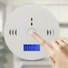 Carbon Monoxide Detector CO Alarm Detector Sensor Battery Operated with LCD Digital Display for House Kitchen Bedroom Living Room Basement Garage Hotel Office