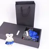 7 roses savon fleur Coffret Petit Bouquet Valentin Jour Evénement cadeau cadeau de Noël cadeaux présents fleurs décoratives mignonnes