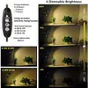 Nuovo design 24W Dimmerabile a due teste Flat Clip Corn Grow Lights Spettro completo Luce bianca calda per piante da interno