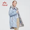 Astrid veste hiver femmes manteau décontracté femme Parkas femme manteaux à capuche solide ukraine plus taille style de mode AM-5810 201127