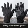 Nuevos guantes de pantalla táctil Guantes de montar de invierno Más terciopelo grueso Cálido Esquí al aire libre Motocicleta Impermeable Antideslizante Guantes unisex VT1798