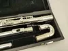 Muramatsu Alto Flute G Tune van hoge kwaliteit 16 gesloten gatsleutels Sliver Professional Musical Instrument met case 8021470
