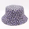 Cloches Leopard Bucket Hat Fishing Luipaard Korean Style Women Summer Chinese Folding Cheetah Print Beach6425767
