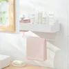 Productos para el hogar, estante de baño, colgante de pared para baño, pasta mágica, productos de baño no perforados, caja de almacenamiento Simple y práctico