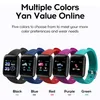 Mehrere Farben 116 Plus Smart Watch Armband 1,44 Zoll Herzfrequenzmesser Leichtes Design Sport Smart Armband mit Einzelhandelsverpackung