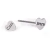 Sexy letter Heart Nipple Ring Stainless Steel Tongue Rings bar Body Piercing Jewelry for women gift will and sandy