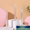 Conteneurs transparents de brillant à lèvres de longue taille de 1.6ml, Tube de glaçage à lèvres en cristal clair, bouteille rechargeable en plastique, cosmétiques à faire soi-même, 1 pièce