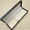 Wholesale 175*62*25mm Empty Paper Plastic pen box case bag Black Pens Holder Gift pencil cases