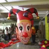 Cadılar bayramı Dekoratif Asılı Şişme Palyaço Kafası 2 M / 3 M Giant Sarkık Palyaço Maskesi Balon Tavan Dekorasyon