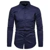 2021ファッションブランドのシャツの男性のドレスシャツの綿5xl高品質長袖スリムフィットストリート壁トップグレードカジュアルメンズ服G0105