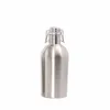 64 oz growler bière en acier inoxydable flacons portables whisky alcool vin flacon de hanche simple paroi potable fête flacon